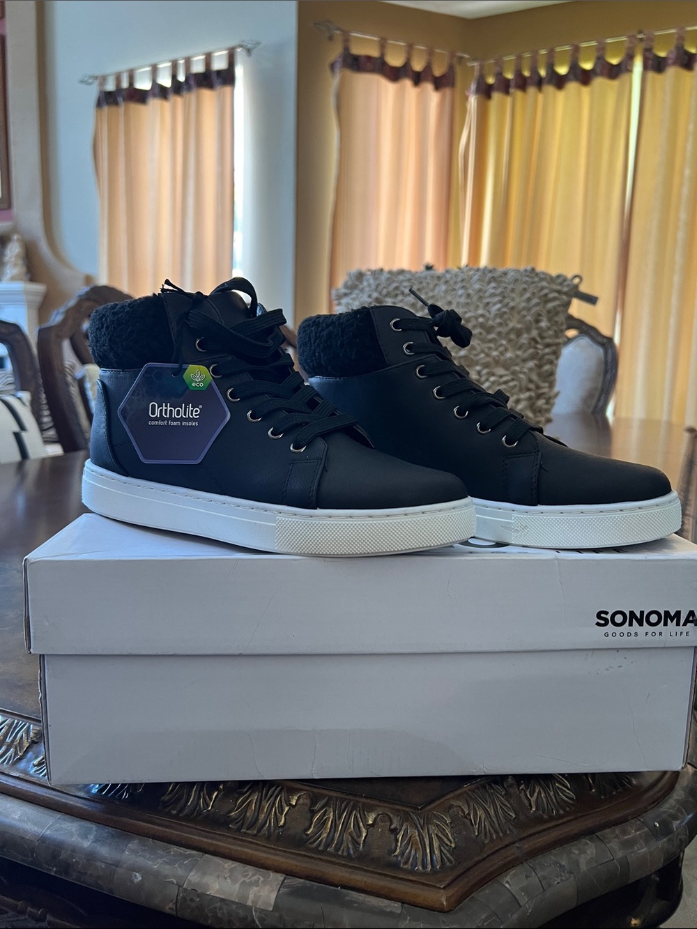 Ortholite Lace up boots  / shoes 
( comfort foam insoles )